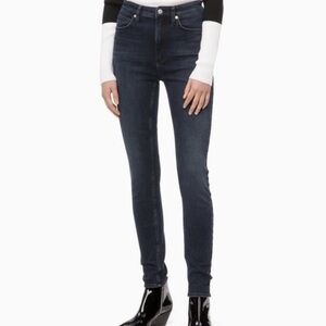 Calvin Klein High Rise Dark Wash Skinny Jeans